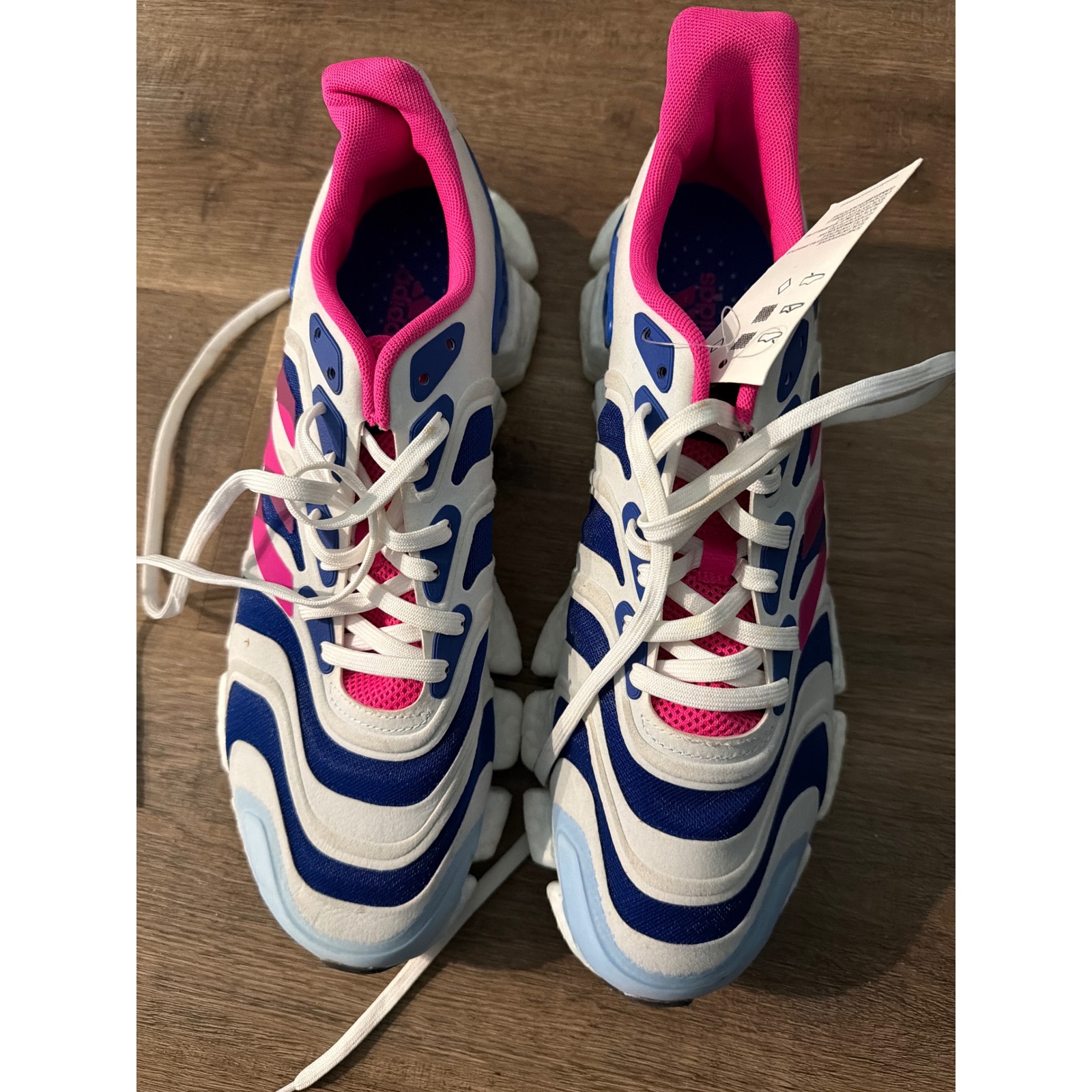 Adidas Climacool Vento Men 11 White Royal Blue Pink Running Shoes Fx4730 New